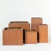 Outdoor Planter Corten Steel Cube