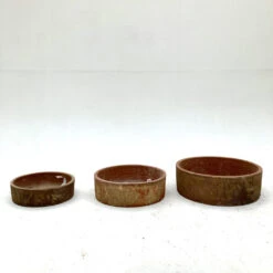 Zagoria Antiqued Red Stone Outdoor Bowl